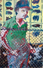 Self Portrait at the Wall of Dogs (Wedding Pendant)